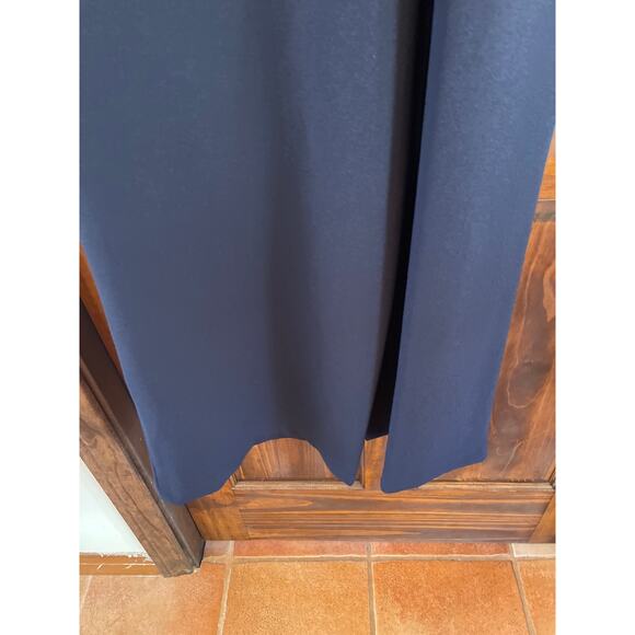 Julia Jordan Twist halter style wide leg jumpsuit Navy size 6 - Picture 7 of 7